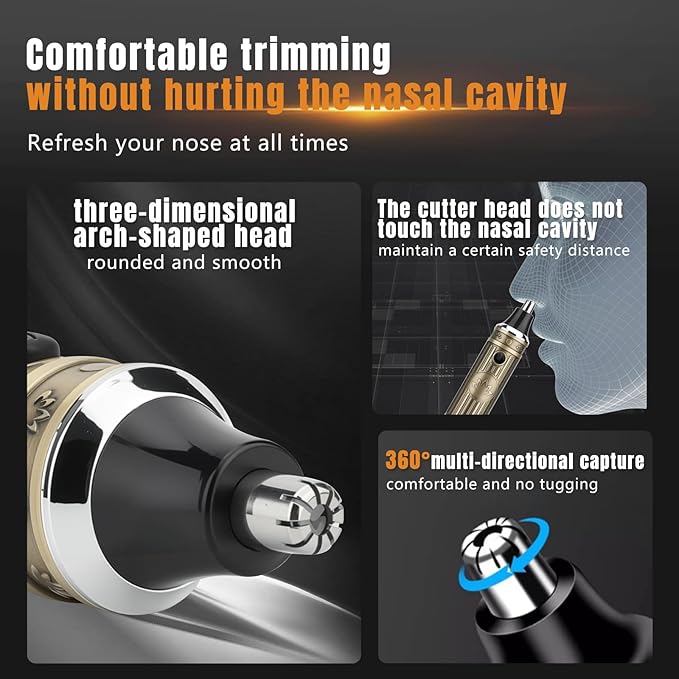 Professional Hair Clippers for Men T-Blade Barber Clippers and Trimmer Set Nose Hair Trimmer Foil Shavers for Men Clippers for Hair Cutting, LCD Display