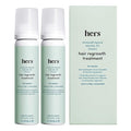 hers Hair Regrowth Treatment - Topical Minoxidil 5% Foam for Women - Extra Strength - Supports Thicker, Fuller Hair - Non-Greasy - Unscented, 2 Pack