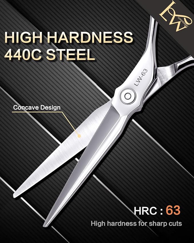 Hair Cutting Scissors Professional,Undergoes Rigorous 238-Step Process,Professional Hair Scissors For Women & Men,440C Steel,5.5 IN,1 Pack