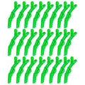 Ondder 24 Pcs Light Green Large Alligator Hair Clips for Styling, Sectioning, Big Pro Salon Gator Hair Clips for Hair Coloring Cutting, Accessories for Women Men Girls
