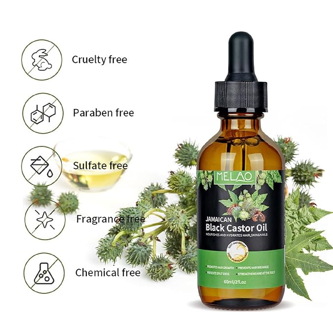Hair Strengthening Oil for All Hair Types (Black Castor Oil)