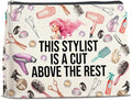 Hair Stylist Gifts Makeup Bag Hairdresser Gifts Hairstylist Gifts for Women Cosmetic Bag This Stylist Is a Cut Above the Rest Zipper Makeup Pouch