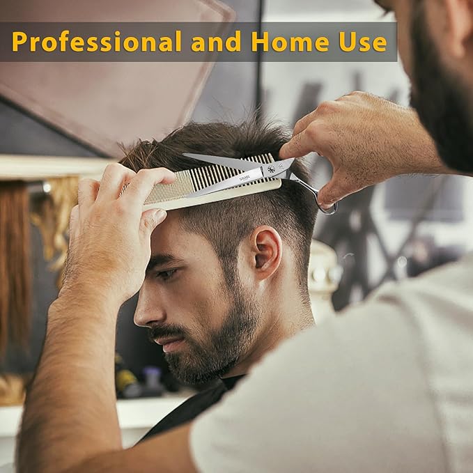 Sirabe HIGH-END Professional Barber Scissors, Ultra Sharp Blades, Hair Cutting Scissors Shears Haircut Scissors for Salon Hairdressing and Home Use