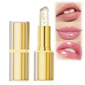 Transferproof Color Changing Lipstick with Gold Foil & 24H Moisturizing Glossy Shine – PH Reactive Long Lasting Mood Lipstick for Women, Deep Nourishment Lip Balm, Non-Fading Lip Gloss (1Pcs)