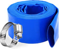DAVCO 3" x 100 ft Pool Backwash Hose, 3” Diameter and 5” Flat Wide Heavy Duty by DAVCO