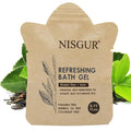 Bulk Travel Size Body Wash 0.75 oz 100 Pack Non Plastic Hotel Bath Gel Kraft Paper Pouch Travel Shower Gel Aloe and Green Tea Extract Infused Hotel Supplies and Toiletries for Guest