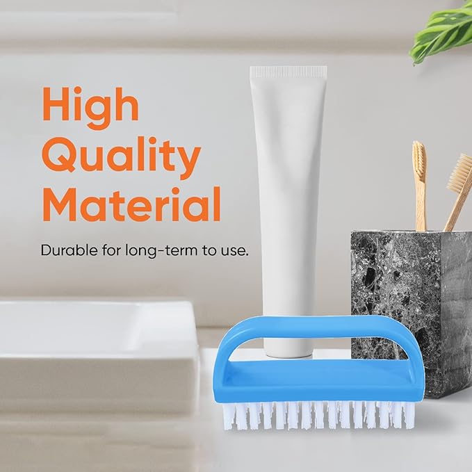 Nail Brush for Cleaning Fingernails, Nail Scrubber Brush, Toe Foot Hands Fingernail Brush Cleaner- Small Scrub Brush- All-Purpose Stiff Cleaning Brush for Home, Kitchen, Work, 12 Pack - Superio