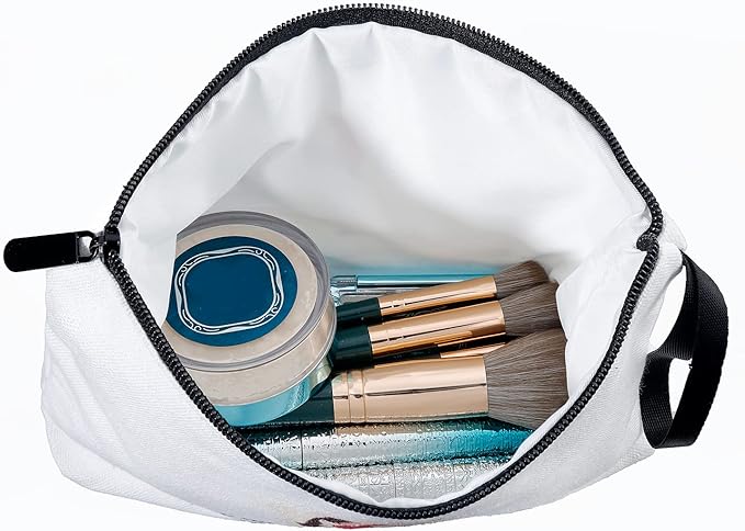 SEAMOON Bridesmaid Proposal Bridal Birthday Unique Gifts for Women Bride Friend Bestie Personalized Travel Make up Cosmetic Bag with Mirror Valentines Mothers Day Christmas Graduation E