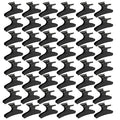 Ondder 48 Pcs Black Butterfly Hair Clips for Styling and Sectioning - Pro Claws Clamps for Cutting, Coloring - Hair Accessories for Women Girls