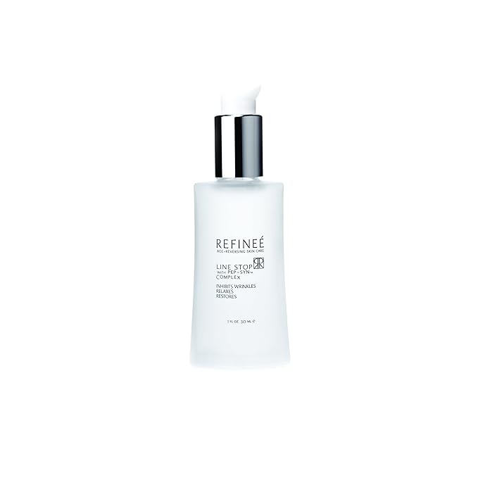 Refinee Skin Care Fine Line Stop, Wrinkle Anti-aging Treatment 1 Ounce Face Serum
