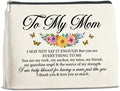 Mom Gifts Makeup Bag Christmas Birthday Thanksgiving Gifts for Mother Mom Cosmetic Bag Zipper Makeup Pouch