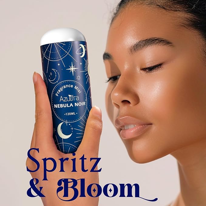 Body Spray for Wowen Nebula Noir, Hair & Body Fragrance Mist, Notes of Vanilla, Sandalwood & Musk, 4 fl.oz