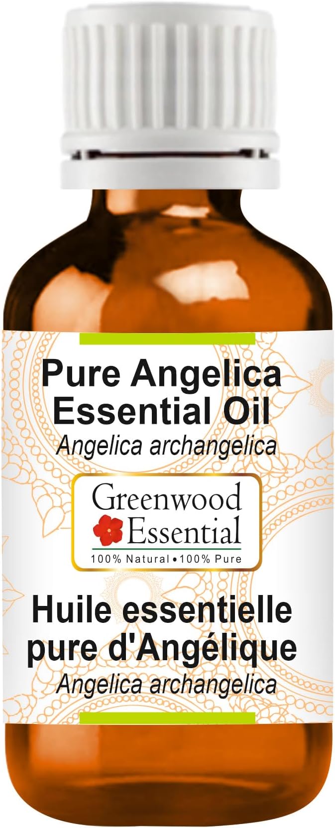 Greenwood Essential Pure Angelica Essential Oil (Angelica archangelica) Steam Distilled 30ml (1 oz)