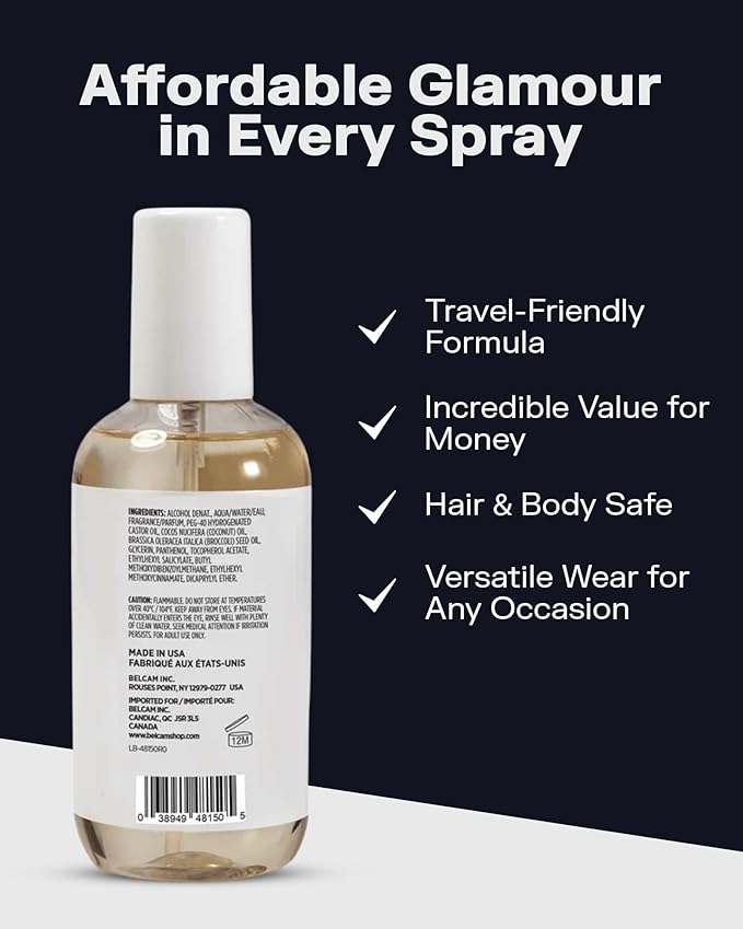 PB ParfumsBelcam KINDA I’m Woody & Wild Hair & Body Mist – Our Version of Byredo Gypsy Water – Mystical Forest Scent with Pine, Lemon, Sandalwood & Vanilla, Long-Lasting Fragrance Mist, 8.6 fl.oz