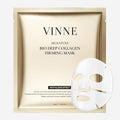 VINNE Signature Bio Deep Collagen Firming Mask – Korean Hydrogel Mask w/ 5,000ppm Ultra-Low Molecular Collagen, Centella Asiatica Exosome, Niacinamide & PDRN – Skin Care Face Mask (4 Sheets, 1.41 oz)
