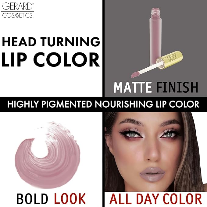 Gerard Cosmetics Hydra Matte Liquid Lipstick - Invasion for Women - 0.085 oz Lipstick