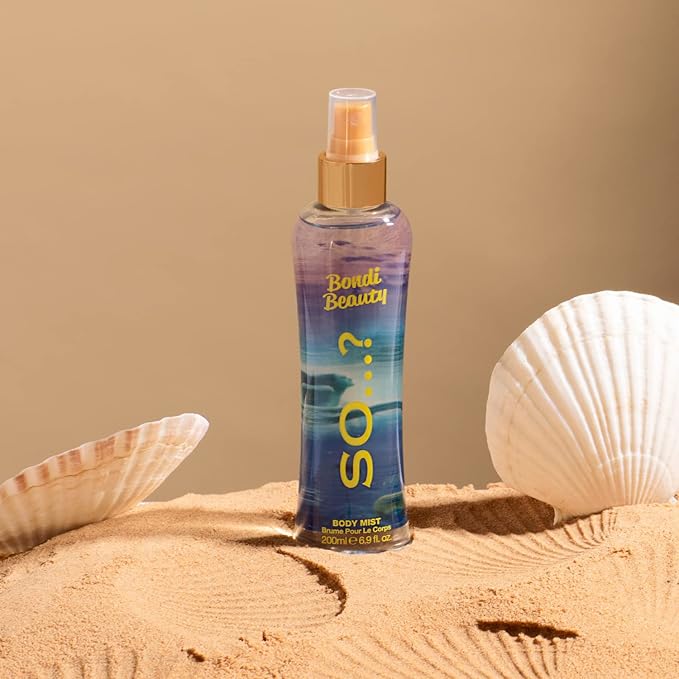 So…? Bondi Beauty Body Mist Fruity Gourmand Scent - Perfume for Women - Jasmine, Vanilla Notes - Gifts - Body Spray for Women - 6.9 oz