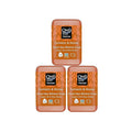 One With Nature Dead Sea Salt Turmeric Soap 4oz 3-Pack – Purifying and Exfoliating Soap Bar with Dead Sea Minerals and Turmeric for Face & Body, for Men & Women