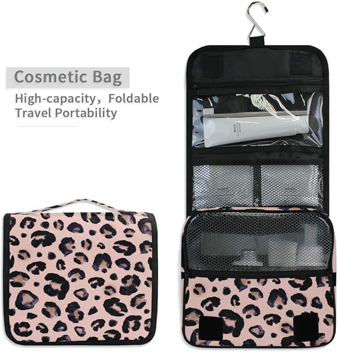 senya Hanging Travel Toiletry Bag Kit Makeup Case Cosmetics Organizer for Men Women