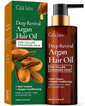 Gya Labs Deep Revival Argan Oil - 3.4 Fl Oz - for Frizzy, Damaged & Color-Treated Hair - Strengthening, Shine & Protection