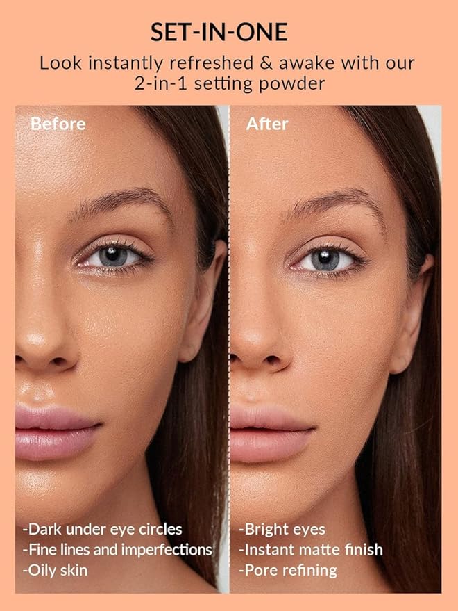 SHEGLAM Insta-Ready Face Powder Loose Under Eye Setting Powder - Smooth Sand
