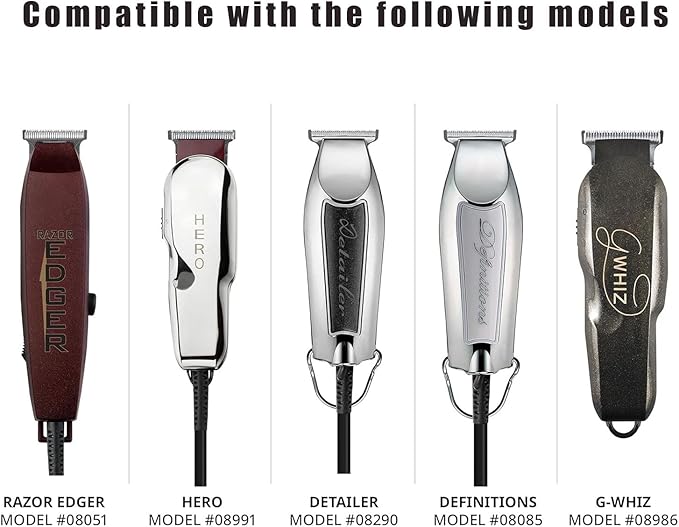 Adjustable T-Shaped Trimmer Blade Compatible with Wahl Detailer and Hero Trimmers (2Pack)