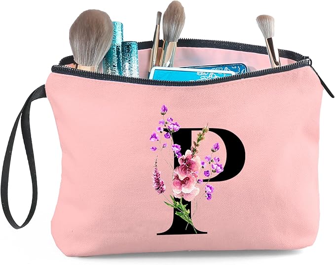 Birthday Inspirational Bridesmaid Proposal Team Small Gifts for Women Mom Aunt Teacher Sister Coworkers Makeup Cosmetic Bag Travel with Mirror Mothers Day Christmas Graduation P