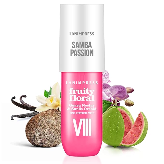 Perfume - No.8，Body Spray For Women（Eau De Perfum） Hair & Body Fragrance Mist，fruity aroma Vanilla Tune（Guava Nectar +Orchid +Vanilla） Perfumes For Women（3 fl oz）