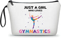 Gymnastics Cosmetic Bag, Travel & Daily Use, Gymnastics Theme, Multifunctional Makeup Bag, Gift for Girls & Women,Christmas