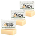 Grown Ass Man Co. - Solid Shampoo Bar Rich Lather 3 in 1: Hair, Beard & Body Wash - Plastic Free & Eco-Friendly, Natural & Organic for All Hair Types, 4oz Bar (Car Air Freshener, 3-Pack)