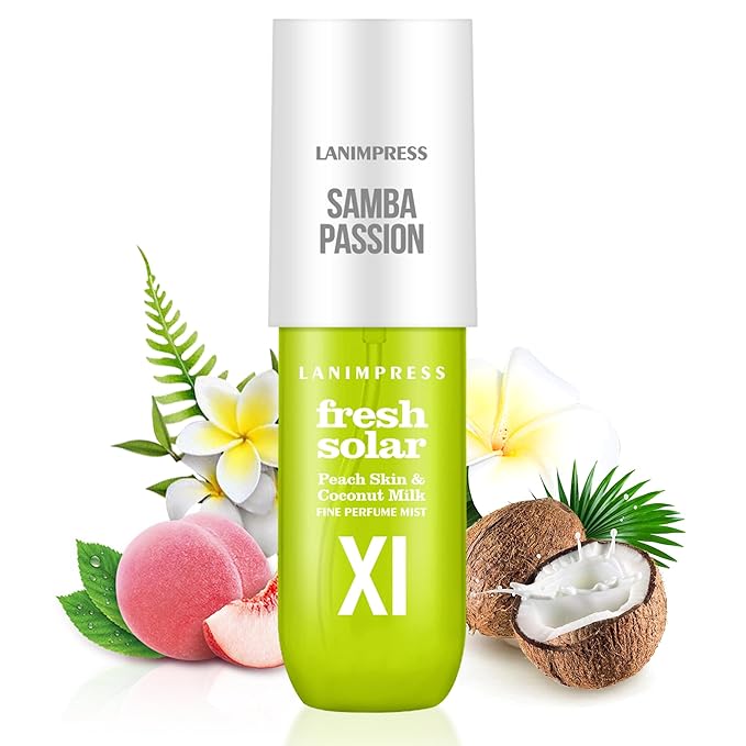 Perfume - No.11，Body Spray For Women（Eau De Perfum） Hair & Body Fragrance Mist（Peach Skin +Coconut Milk +Frangipani Petals） Perfumes For Women（3 fl oz）