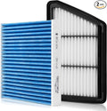 Cabin & Engine Air Filter Fit for Honda CRV CR-V CR V 2018-2019 2.4L Activated by Forccord