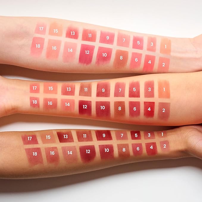 COLORGRAM NUDE BLUR TINT 12 BLOODY PLUM | Soft Velvet Matte Liquid Lipstick & Cheek Tint | Lightweight Blurring Tint for a Smooth & Airbrushed Finish | Long-Lasting & Non-Sticky Formula