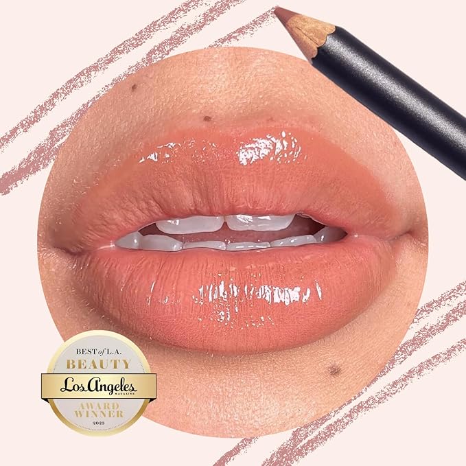 Nude Envie - Lip Liner - Smooth, Precise & Easy Application - Pigmented, Long-Lasting Lip Pencil - Add Definition - Prevents Feathering - Sharpenable - Vegan, Paraben-Free & Cruelty-Free - Timeless