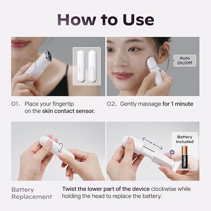 Superform Galvanic Booster Blush Pink, 1min booster for ageless skin, anti-aging and firming pocket booster, glow on the go, Korean skincare, Gifts, Stocking Stuffers for Women