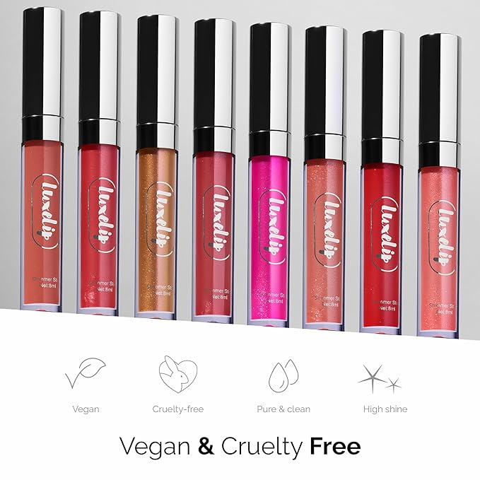 LuxeLip™ Matte Lipstick for Older Women, Hydrating Non-Sticky Lip Gloss for Luminous Shine & Moisturized Lips, Lightweight, Long-Lasting Glossy Finish, Cruelty-Free Lip Makeup (Terra Bronze, 8ml)