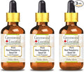Greenwood Essential Pure Red Raspberry Seed Oil (Rubus idaeus) with Glass Dropper Cold Pressed (Pack Of Three) 100ml X 3 (10 oz)
