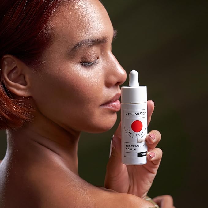 Niacinamide Serum - Hydrating Vitamin B3 Face Serum with 5-ALA and Hyaluronic Acid for Pores, Dark Spots and Uneven Skin Tone - Soothing Facial Moisturizer for All Skin Types - 1 Fl Oz
