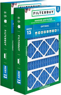 Filterbuy 17x26x4 Air Filter MERV 13 Optimal Smoke & Allergy Defense, by Filterbuy