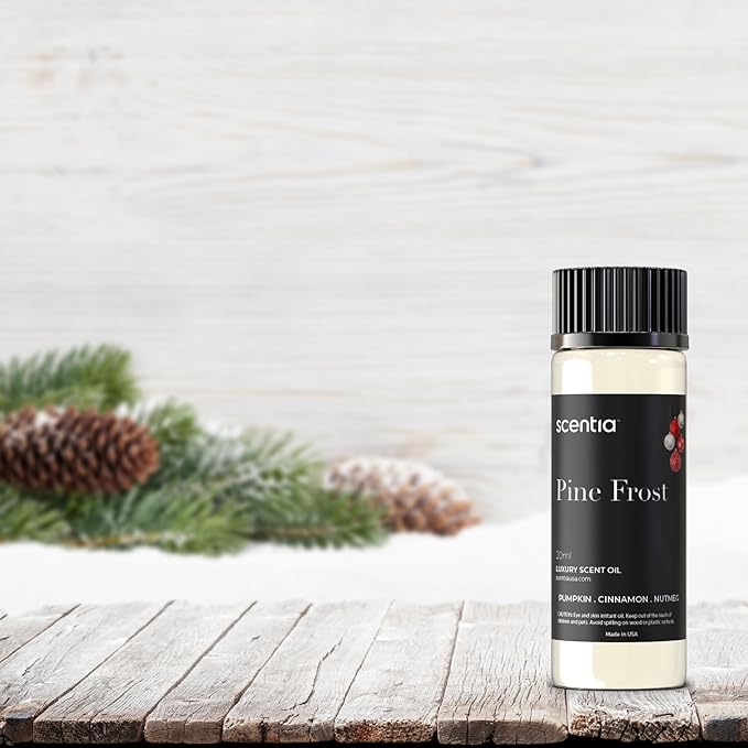 Christmas Fragrance Oil Set – Winter Essential Oils for Diffusers & Candle Making – Pine Frost, Gingerbread Bliss & Crimson Harmony – Holiday Gift Set – Made in USA – 3×20ml (2.03 fl oz)