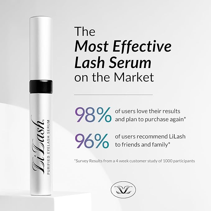 LiLash & LiBrow Best Sellers Set - Contains LiLash Purified Eye Serum & LiBrow Purified Eyebrow Serum, Natural Eyelash and Eyebrow Enhancement Serums