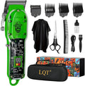 Professional Hair Clippers for Men, Cordless Rechargeable Beard Trimmer & Haircut Kit, Powerful Grooming Tool - Ideal Christmas, Father's Day Gift for Dad, Men