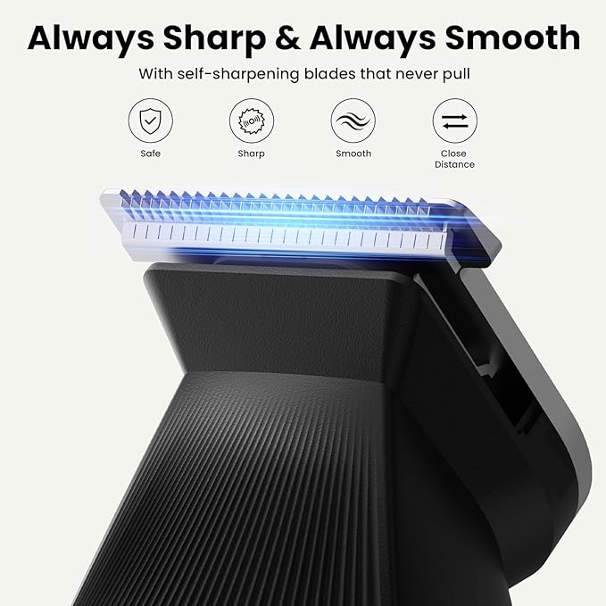 Yineel HC600 Beard Trimmer for Men, All-in-One Cordless Grooming Kit, IPX7 Waterproof Electric Razor & Hair Clipper for Face Mustache Body Nose Hair Trimming, Precision Blades, Gifts for Men Barber