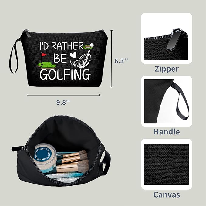 Golf Gifts,Golf Accessories,Golf Gifts for Women,Small Makeup Bag Travel,Must Have Golf Accessories,Cool Gifts for Golfers,Birthday Gifts for Teen Girls