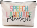 Speech Language Pathologist Gifts Makeup Bag for Women, SLP Gifts for Speech Language Pathologist, Speech Therapist Gifts, LP Appreciation Gifts, Speech Therapy Makeup Cosmetic Bag for Purse