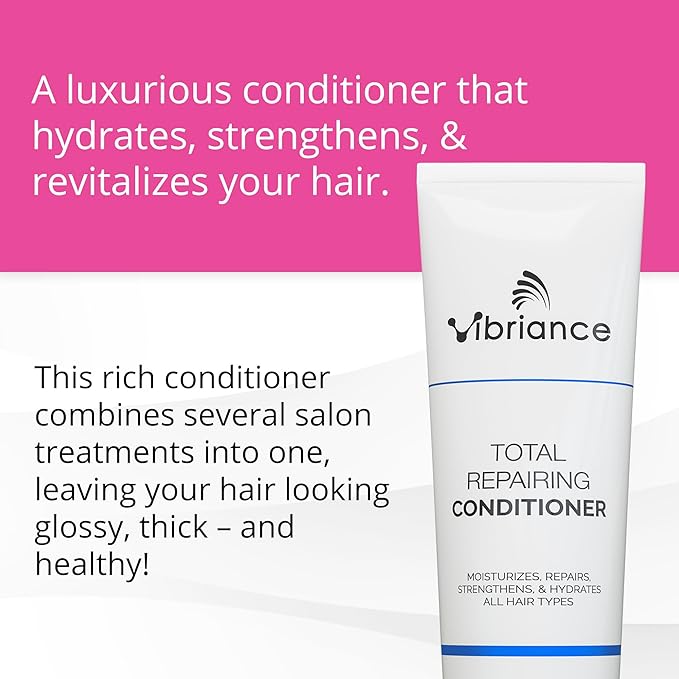 Vibriance Total Repairing Conditioner - Thickening Biotin Conditioner for Aging Hair for Women and Men - For Thinning Hair, Dry Scalp