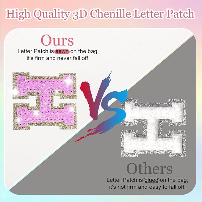 Glitter Initial Letter Makeup Bag, Small Personalized Sequins Letters PU Leather Cosmetic Bag Portable Waterproof Makeup Zipper Pouch, Shine Handbag Organizer Travel Bag Gifts for Women&Girls(White-Z)