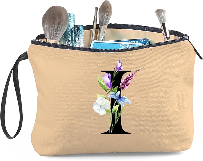 Birthday Inspirational Bridesmaid Proposal Team Small Gifts for Women Mom Aunt Teacher Sister Coworkers Makeup Cosmetic Bag Travel with Mirror Mothers Day Christmas Graduation I