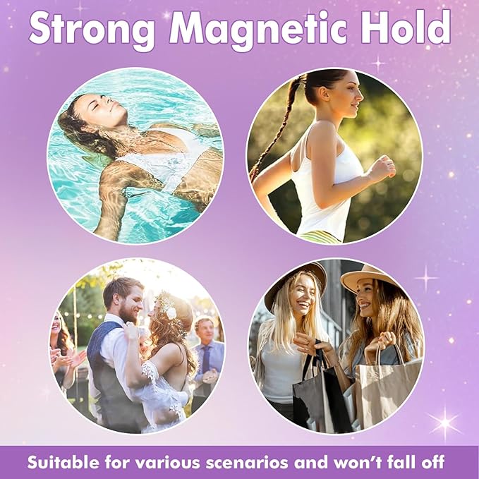 Hunnyfit Magnetic Lashes, Magnetic Eyelashes with Applicator, Magnetic Eyelashes Natural Look,Reusable Magnet Lashes No Glue Needed Soft Lashes Kit(Fuller+Fuller)
