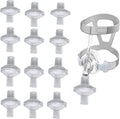 12 Packs Universal Filters Fit in-Line Filter, Filtered Air Connector Compatible by HILLDI
